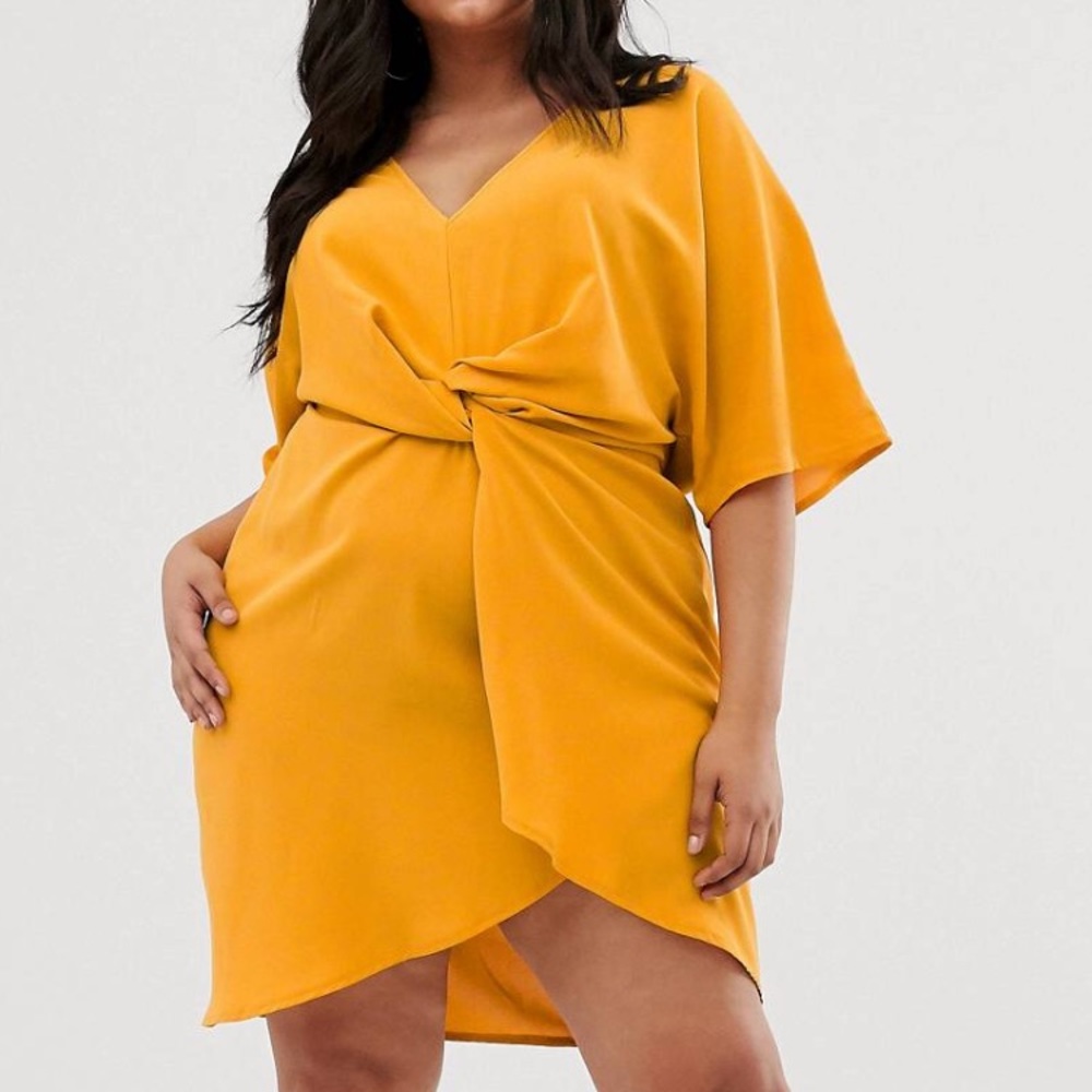 NWT Yellow Plus Size Dress